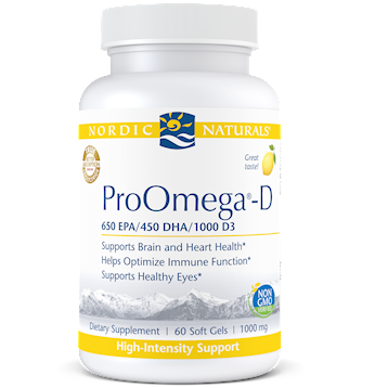 ProOmega-D Lemon - 650 mg - 60 softgels - 1241