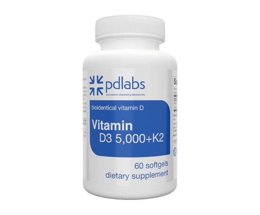 Vitamin D3 5000 + K2 - 60 softgels