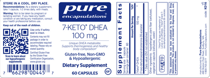 7-Keto DHEA 100 mg - 60 vcaps